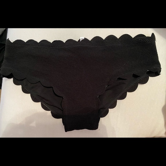 Other - NWOT Black Semi-High Waisted Bikini Bottoms